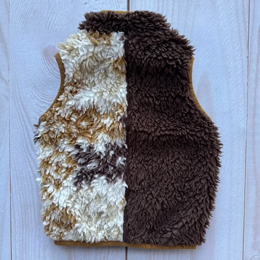Patagonia Vest Jacket Baby 12M Sherpa Deep Pile Retro X Fleece Outdoors Hiking - Picture 2 of 5